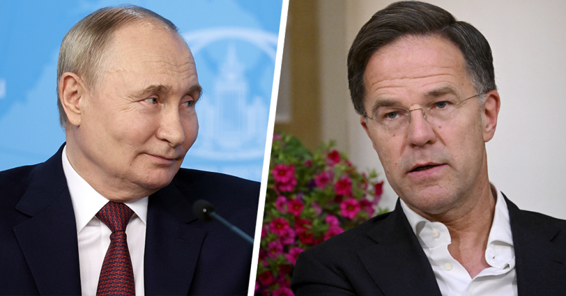 Rutte ziet ‘dwaas’ vredesvoorstel Poetin als teken van paniek | WNL