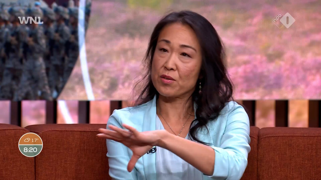 China-expert Anouk Eigenraam in Goedemorgen Nederland op NPO 1.
