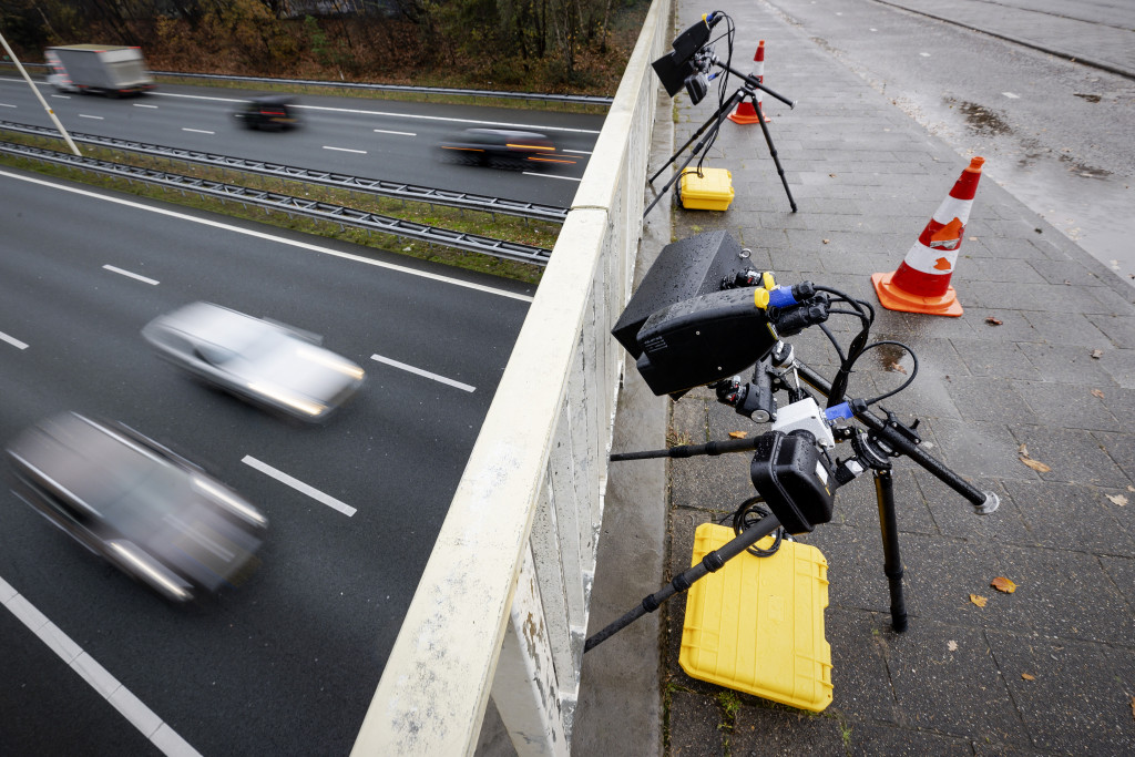 Slimme camera's staan opgesteld langs de A28.