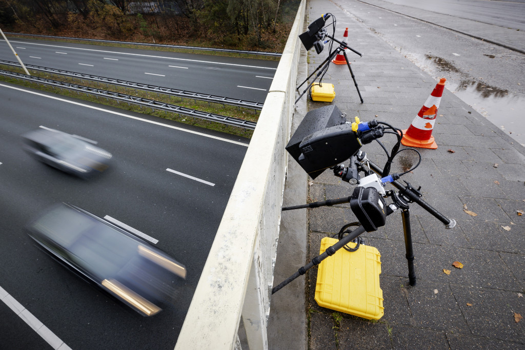 Slimme camera's staan opgesteld langs de A28.