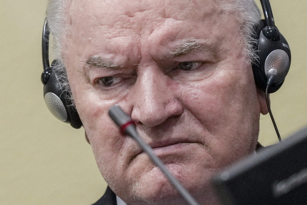 Ratko Mladic in 2021.