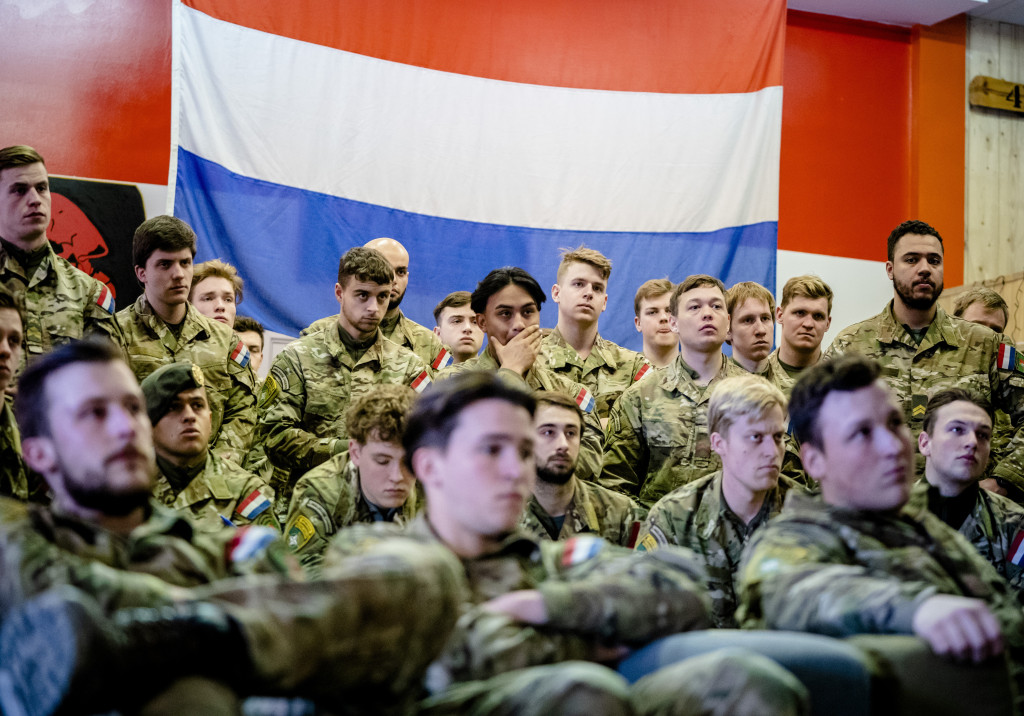 Nederlandse militairen in Letland.
