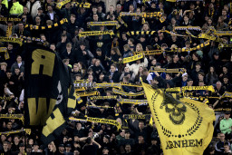 Supporters van Vitesse.