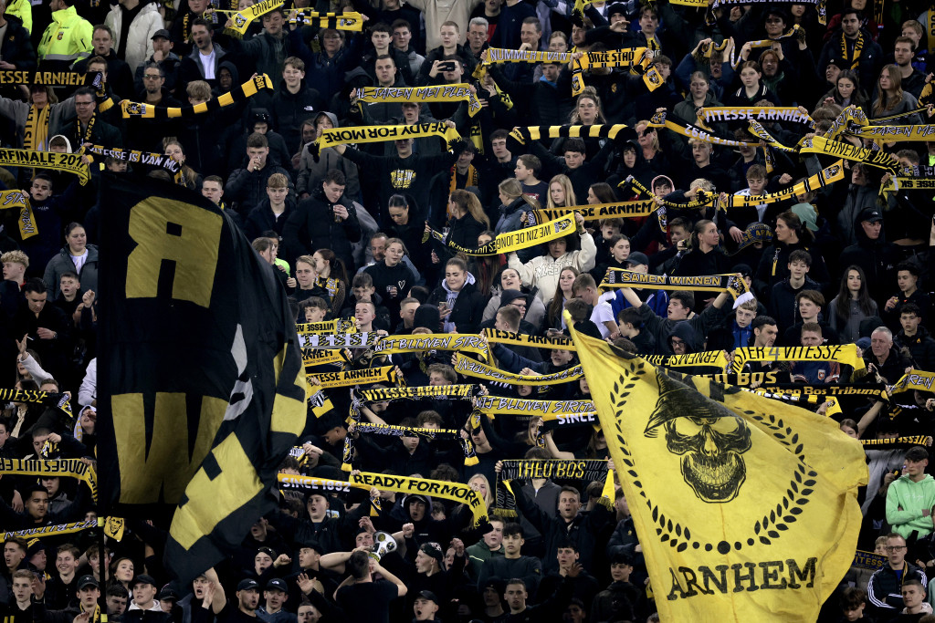 Supporters van Vitesse.