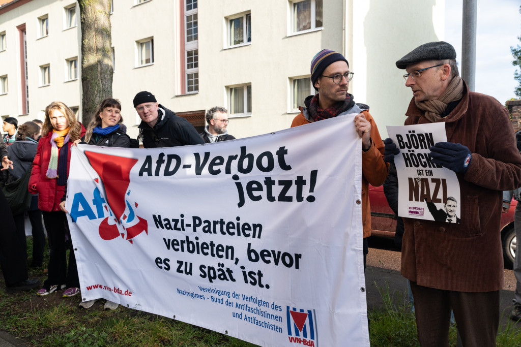 Foto van eerdere demonstratie.