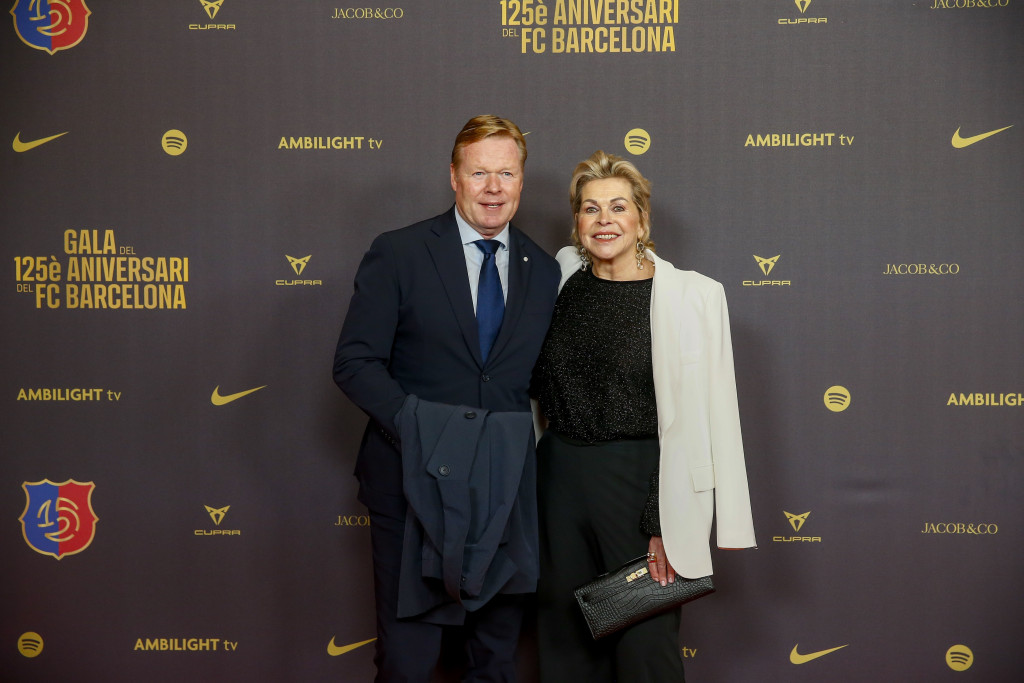Bertina en Ronald Koeman.