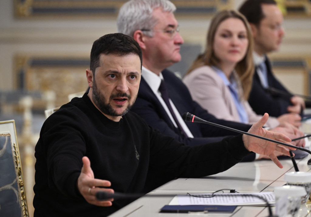 Oekraïens president Volodimir Zelenski.