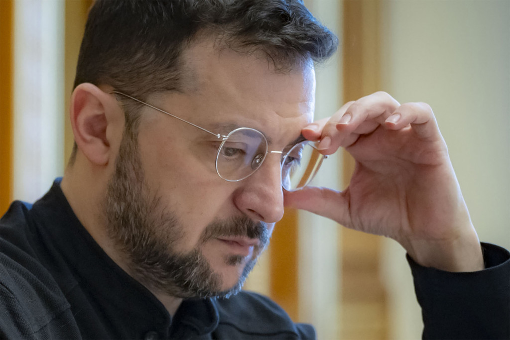 President van Oekraïne Volodimir Zelenski.