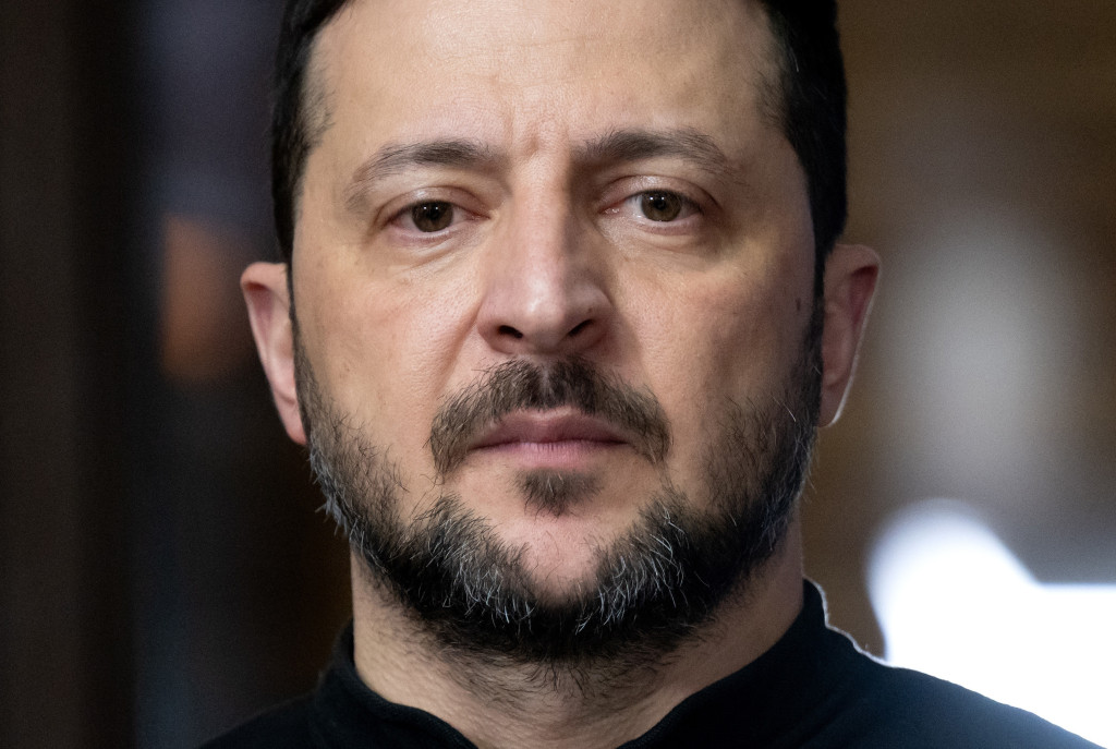 President van Oekraïne Volodimir Zelenski.