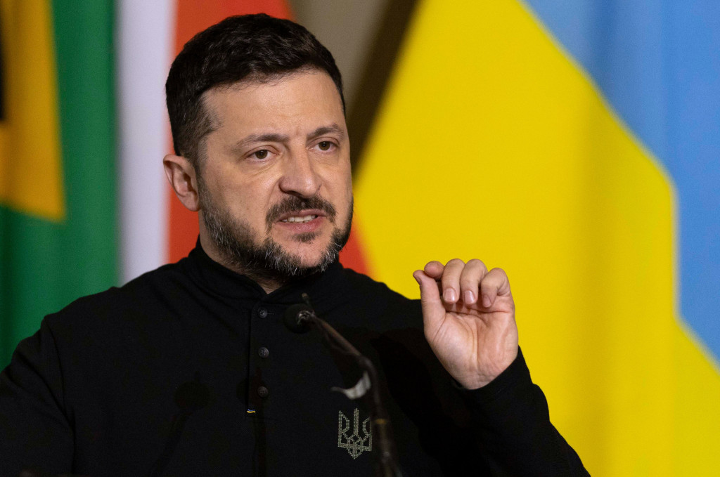 President van Oekraïne Volodimir Zelenski.