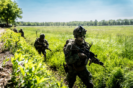 Een oefening van de Amerikaanse 12th Combat Aviation Brigade waarbij Nederlandse en Amerikaanse militairen deelnemen.