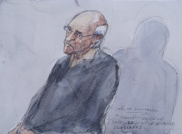 Oud-chirurg Joël Le Scouarnec in de rechtbank.