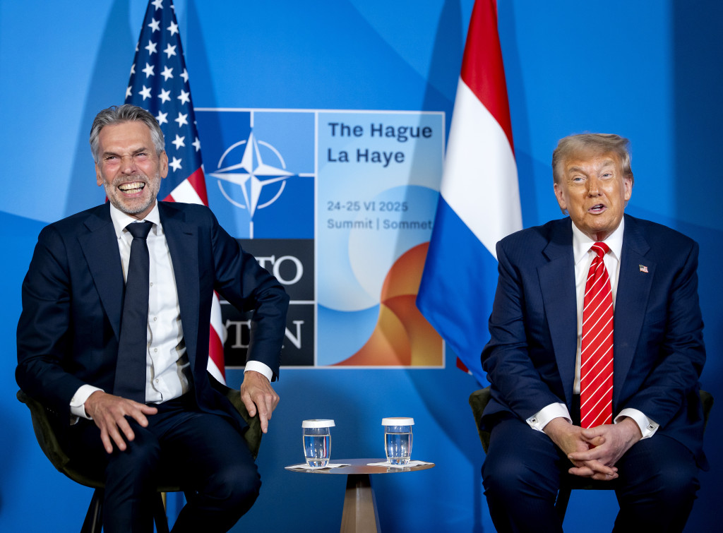 Premier Dick Schoof en president Donald Trump.