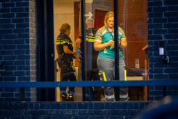 Situatie na de steekpartij.