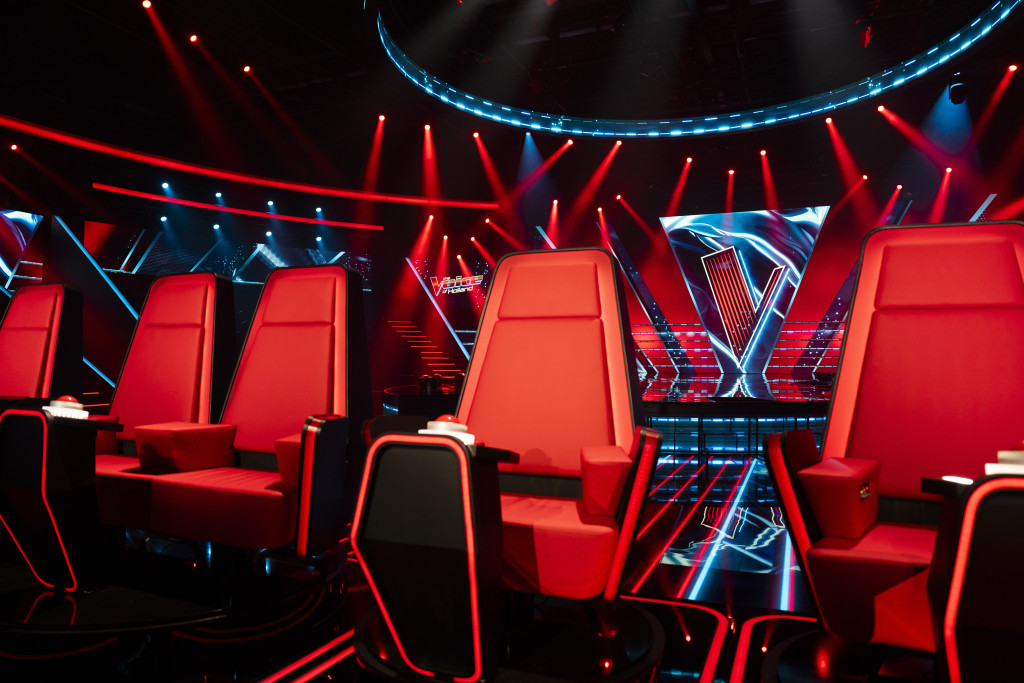 Studio van The Voice of Holland.