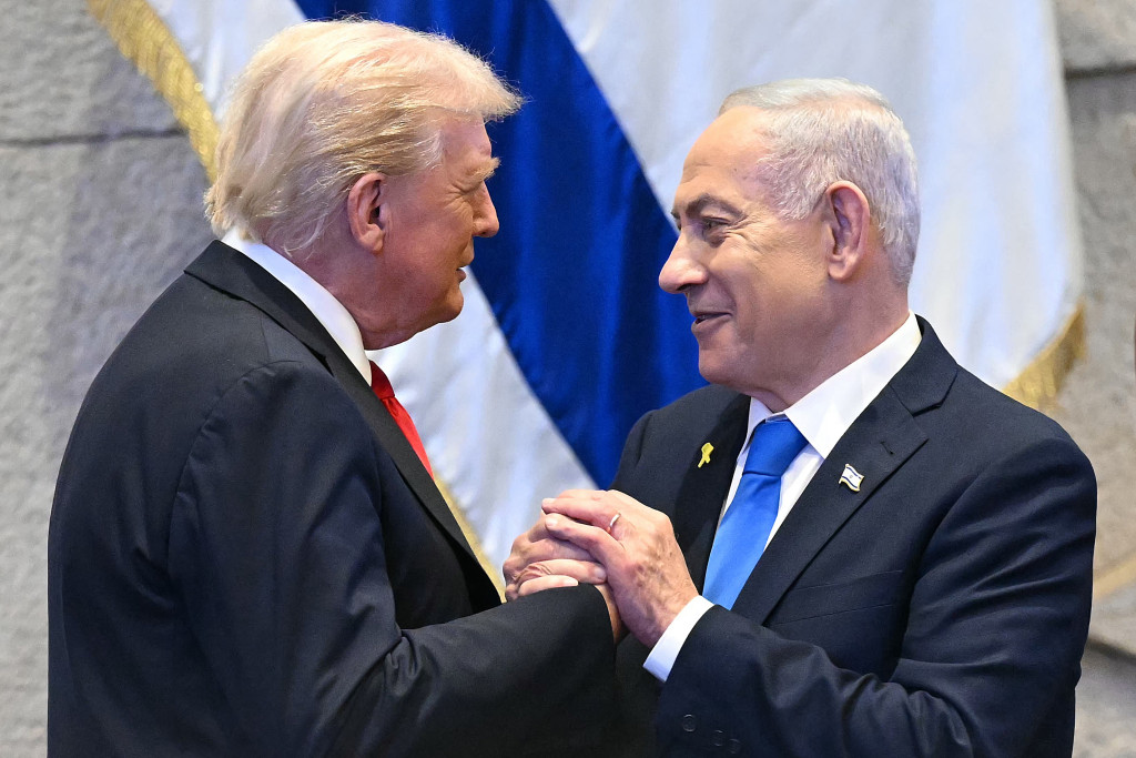 Netanyahu en Trump.