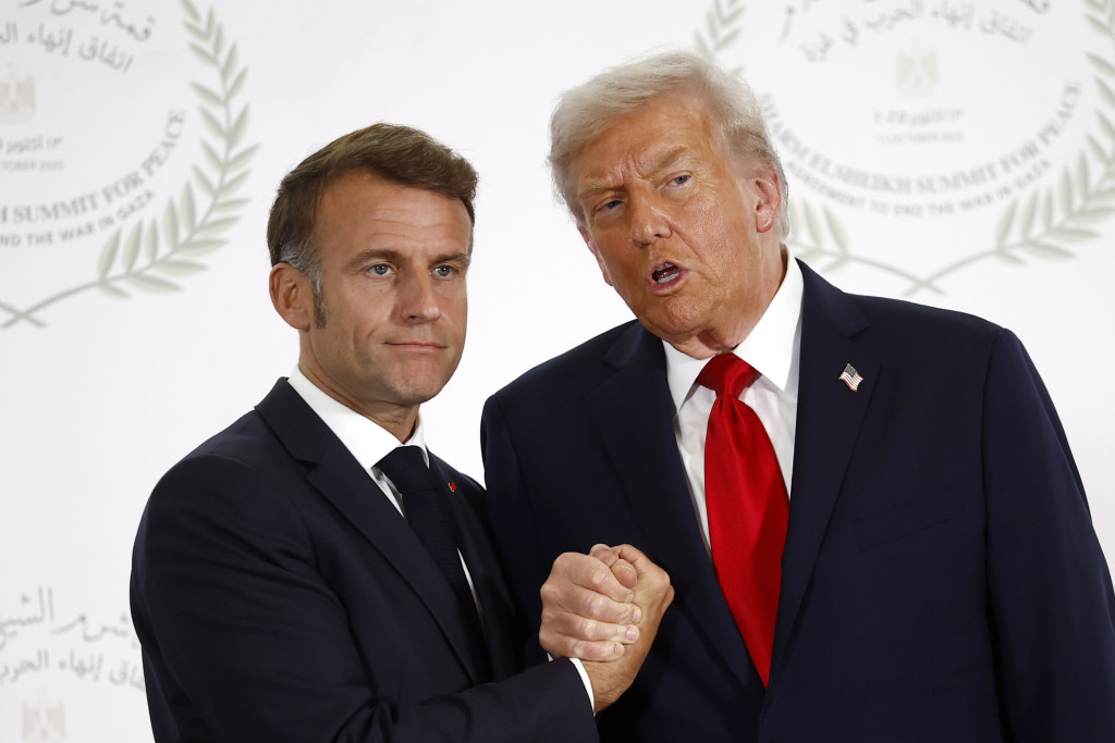 Trump en Macron.