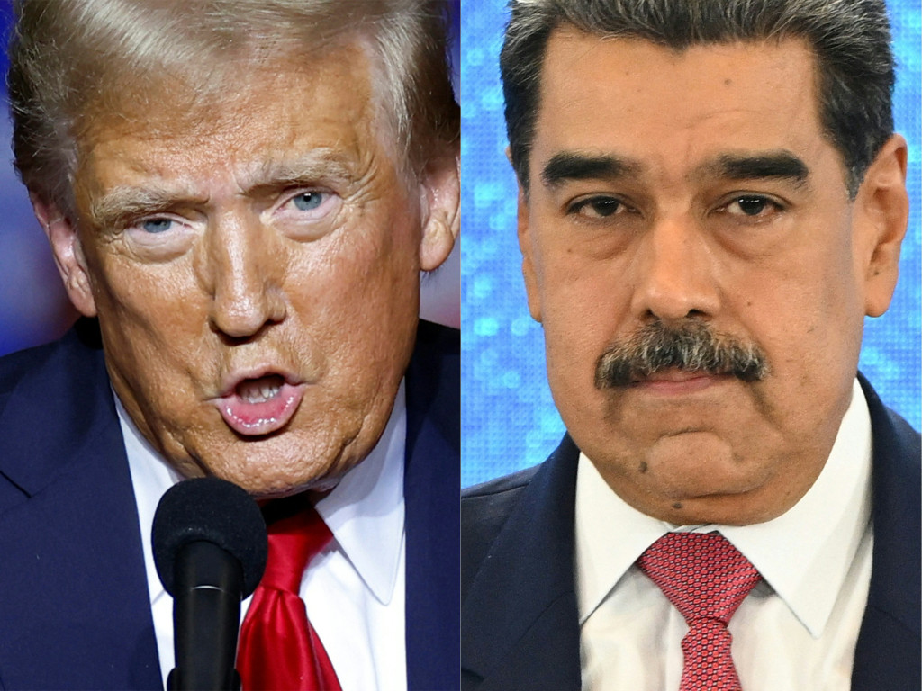 Trump en Maduro.