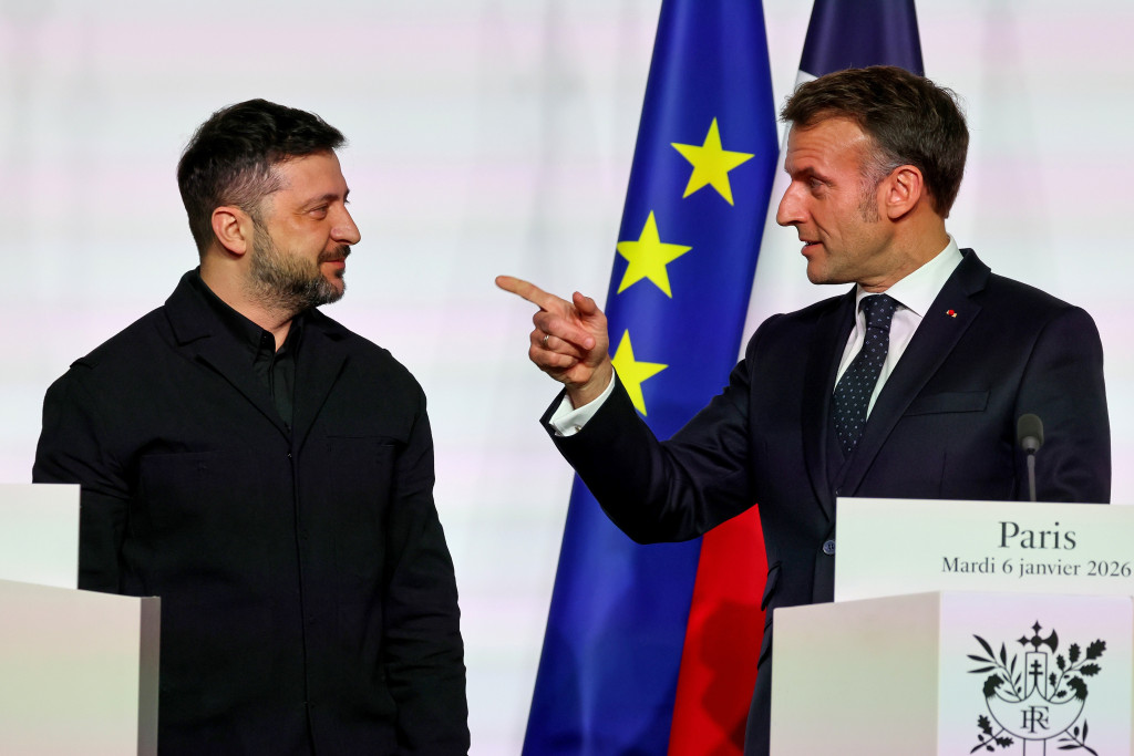 Zelensky en Macron.
