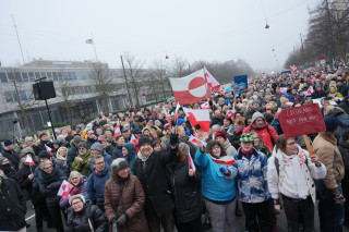 Protesten in Kopenhagen.