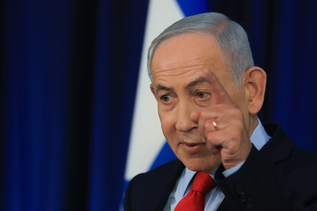 Benjamin Netanyahu.