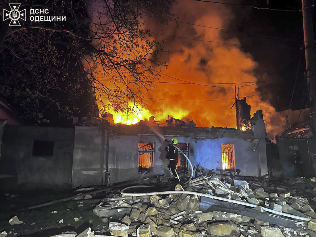 Gevolgen van drone-aanval.