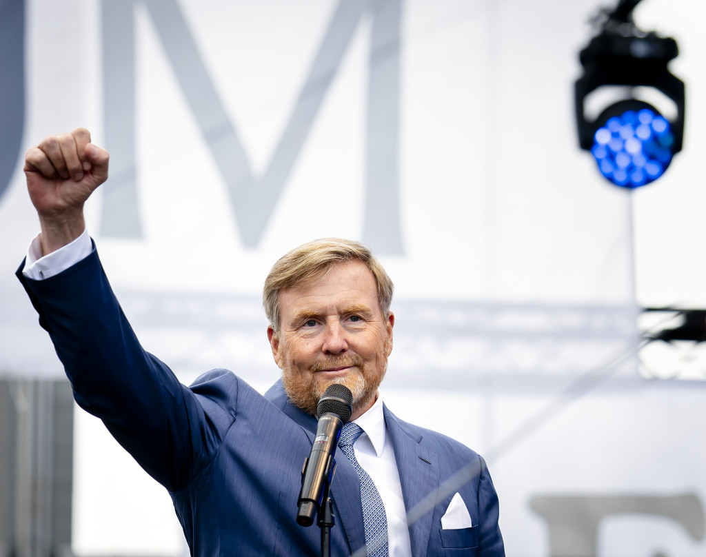 Koning Willem-Alexander in Dokkum.