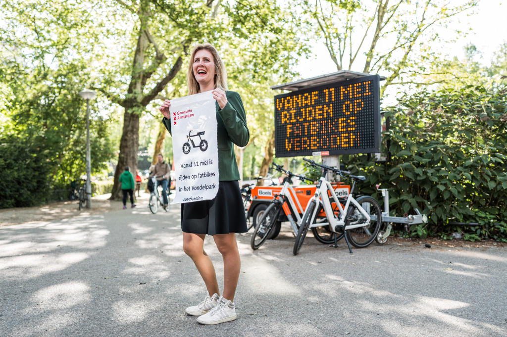 Fatbikes niet langer welkom in Vondelpark, Jan Struijs (50PLUS) wil doorpakken: 'Je moet ze raken waar je ze kan raken'
