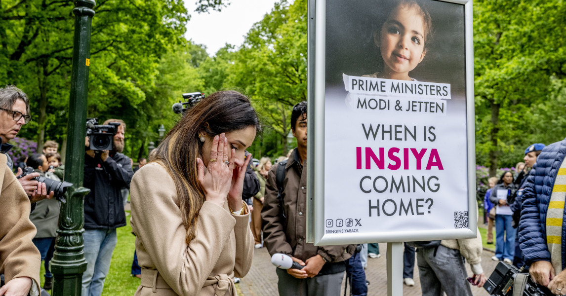 Moeder ontvoerde Insiya wil met delegatie mee naar India: 'Ze is daar ...