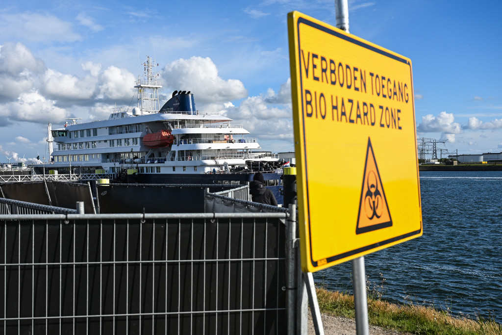 MV Hondius in Rotterdam.