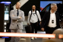 Nigel de Jong, directeur Topvoetbal bij de KNVB, na aankomst op Schiphol. Een deel van de spelers en de staf van het Nederlands elftal arriveerde vandaag op de luchthaven.