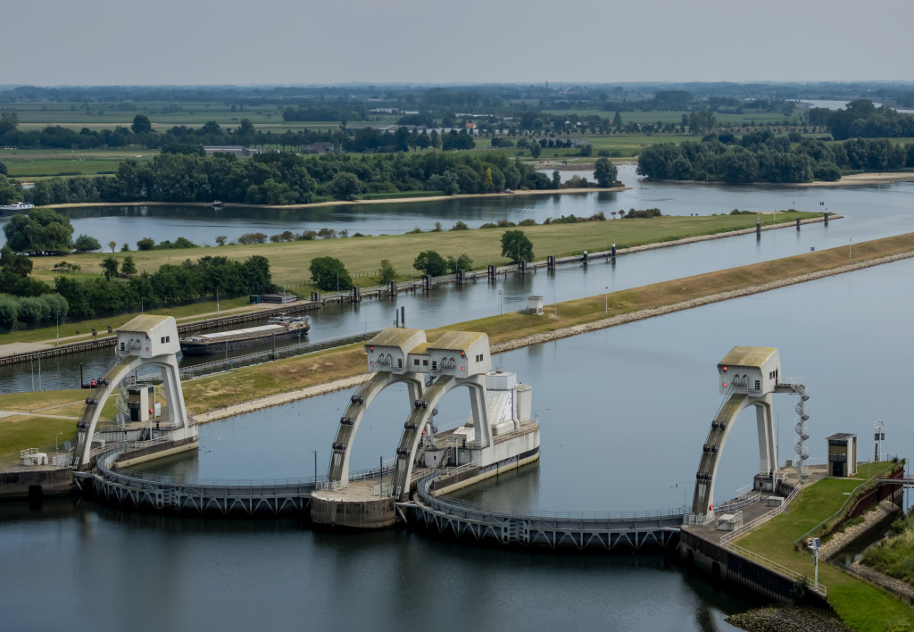 Laag waterpeil in Nederland.