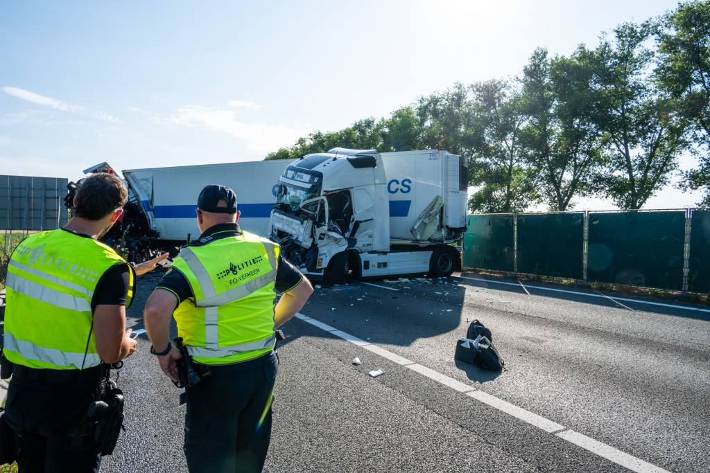 Ongeluk op A17.
