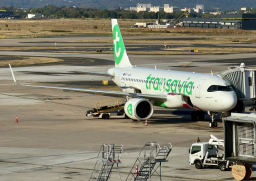 Transavia-toestel.