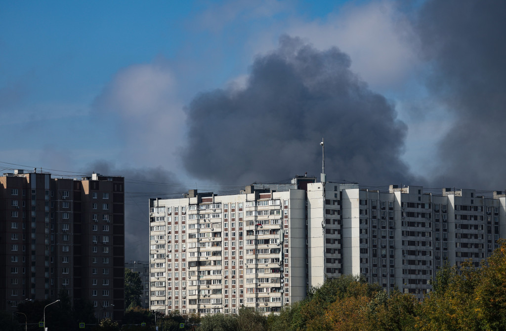 Droneaanval in Moskou.