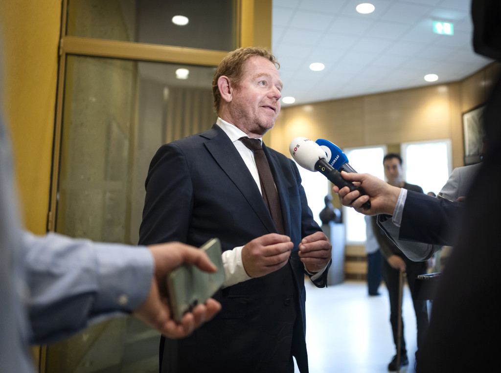 David van Weel, minister van Justitie en Veiligheid, tijdens het wekelijkse vragenuur in de Tweede Kamer.