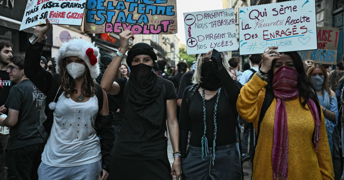 Franse scholierenprotesten worden politieke strijd: 'Iedere discussie ...