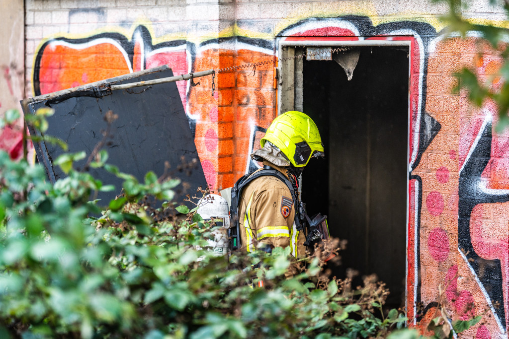 Brandstichting op spoor.