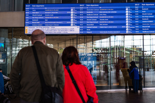 Brandstichting op spoor.