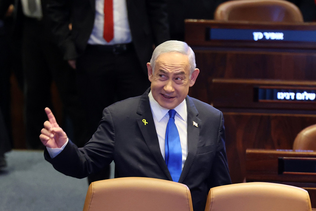 Benjamin Netanyahu.
