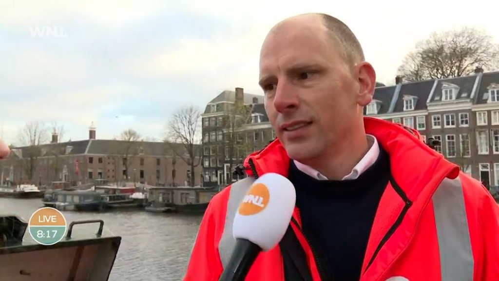 Brugwachter Dave van Spankeren.