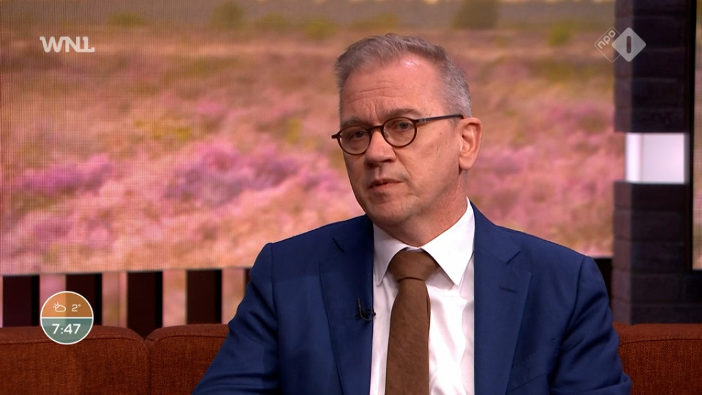 Onderwijsminister Eppo Bruins in Goedemorgen Nederland op NPO1.