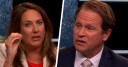 Marjolein Moorman (PvdA-politicus) en Gijs Tuinman (staatssecretaris van Defensie).