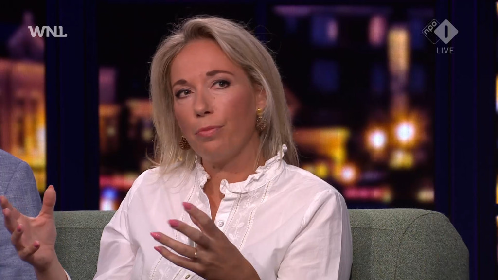 Ingrid Coenradie in Goedenavond Nederland.