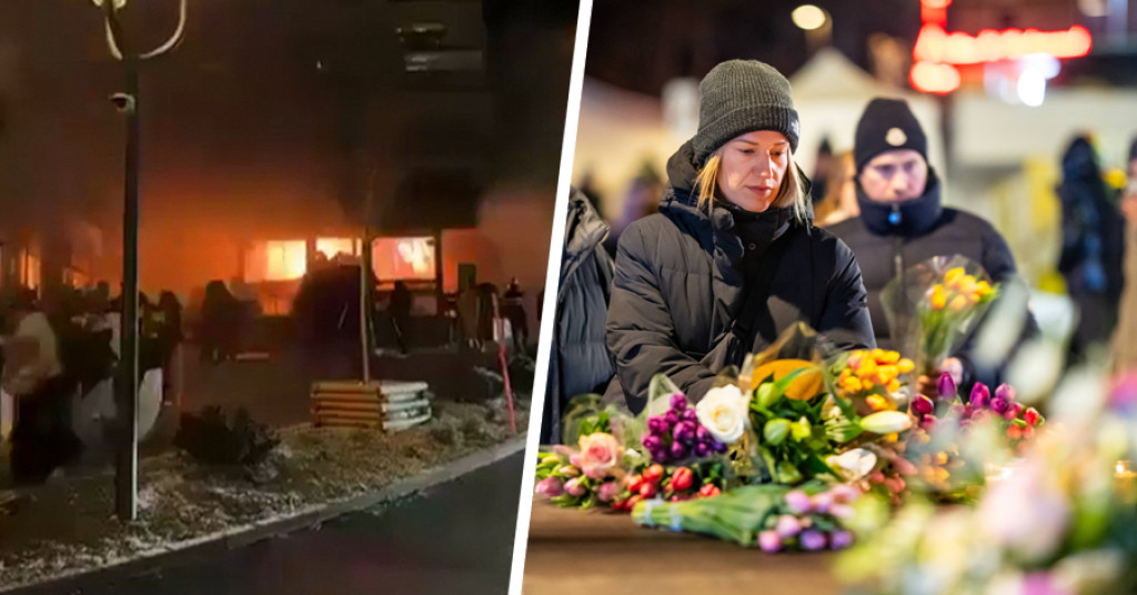 Ramp in het Zwitserse Crans-Montana.