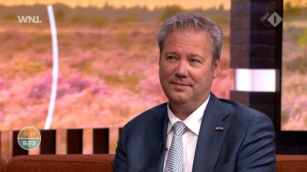 Danny de Vries in Goedemorgen Nederland op NPO 1.