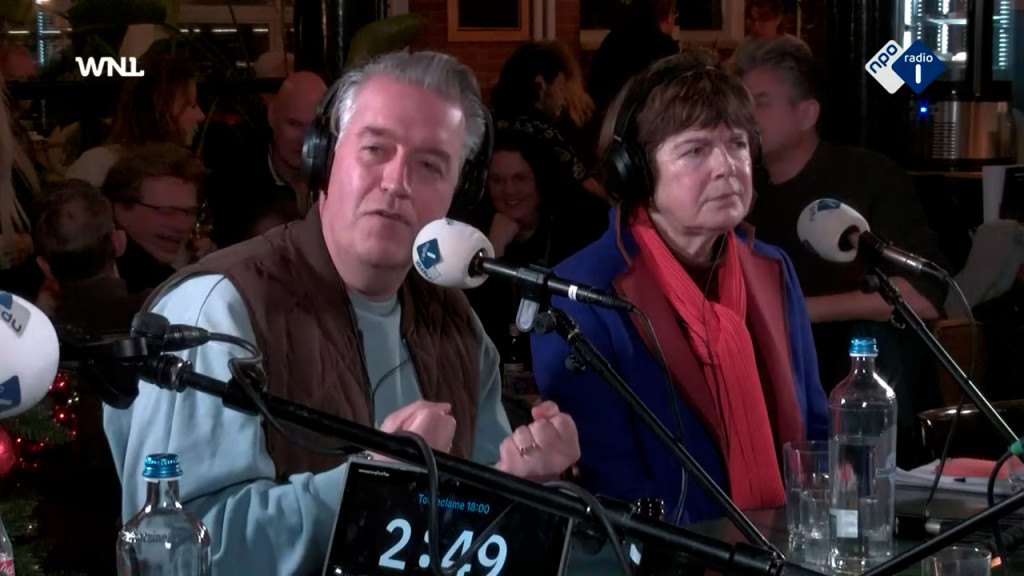 Nanne de Ru bij WNL In de Kantine.