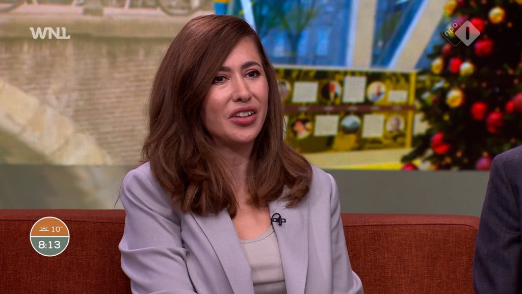 WNL-presentator Fidan Ekiz.