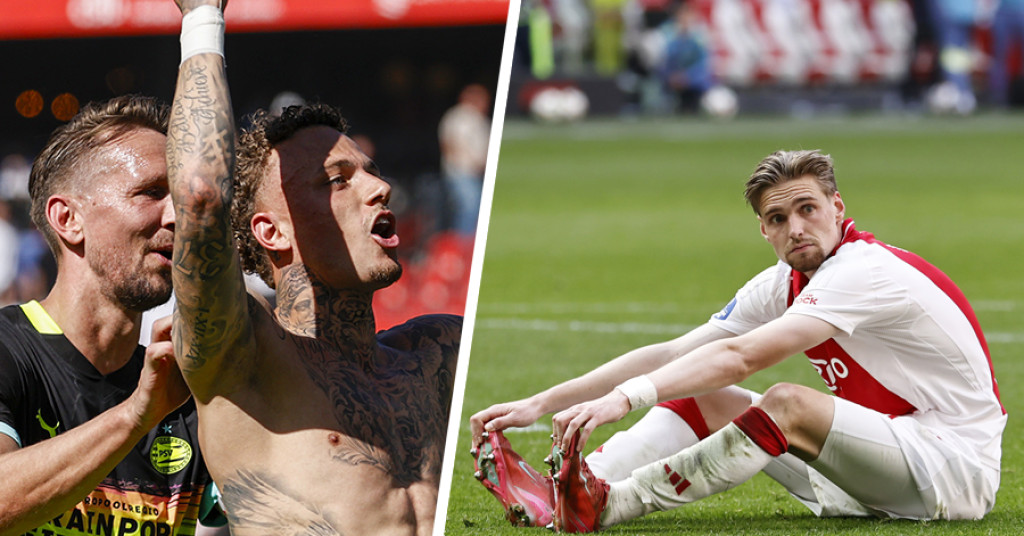 De titelstrijd tussen Ajax en PSV in 2025.