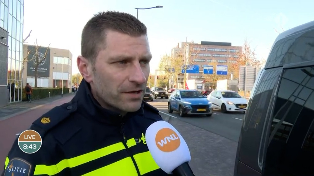 Operationeel leidinggevende Bart (Zeeland-West-Brabant) tijdens de Speedweek.